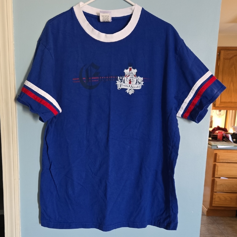 FIFA Blue Graphic England Football FIFA World Cup Germany 2006 TShirt